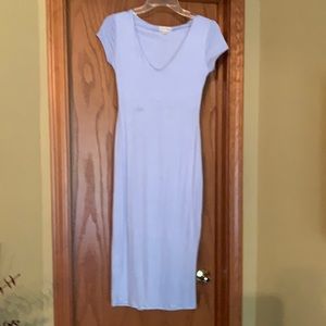 Dress. New. No Tags. V-neck. Rayon/Spandex